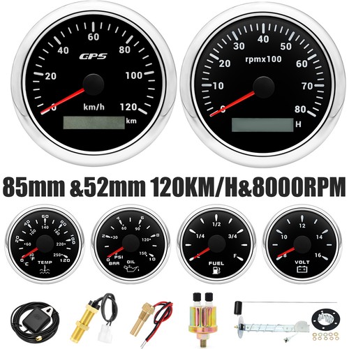 Gauge set 85mm - gauge, gps