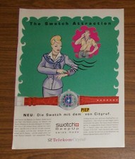 Seltene Werbung vintage SWATCH