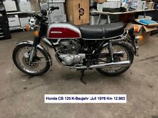 Oldtimer-Motorrad CB 125 K-Laufleistung 12.833-Baujahr Juli 1976