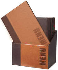 Securit Speisekarten Mappe TRENDY in Box DIN A4 hellbraun 1 Box mit 20 Mappen