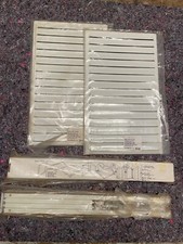 IKEA Lamellen Türen weiß, Holz / Metall 39,5 x 60 cm 2 Stück unbenutzt, OVP