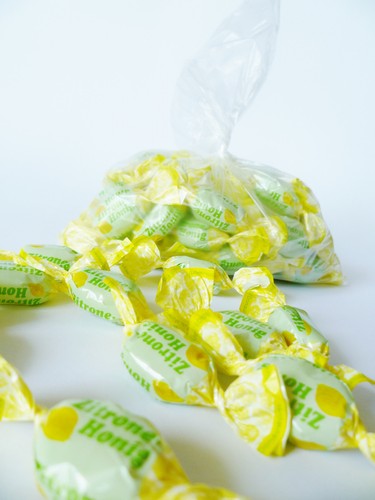 Zitrone honig bonbons gefüllt - honig,