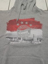 FC Bayern Pullover Hoodie Grau