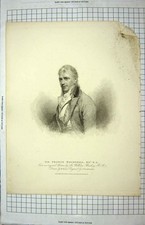 Original alter antiker Druck