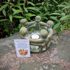 Budawi® Freundeskreis aus Ton mit 5 Figuren Freunde Handarbeit aus Mexiko grün