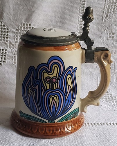 Sandizell bierkrug zinndeckel - sandizell, bierkrug/zinndeckel