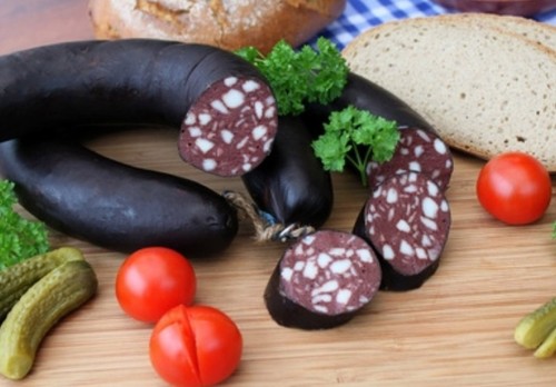 Leckere schwarzwurst - schwarzwurst,