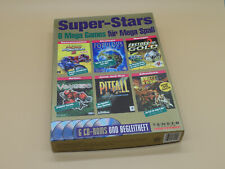 Super-Stars 6 Mega Games Anstoss 2 Gold, Pitfall Retro PC Spielesammlung Big Box