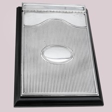Notizblock 800er Silbermontur