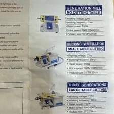  Edelstein Schmuck Polierend Bench Drehbank Tischsäge Schneiden Maschine 750W