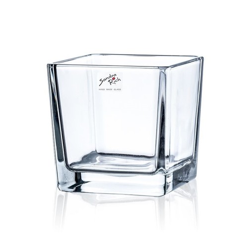 Teelichtglas cube cm - cube,