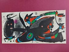 Joan Miro Original Lithographie limitiert ( 1500 )  plus  Buch