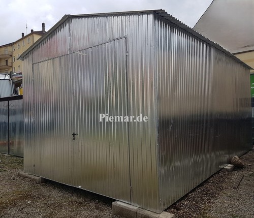 Blechgarage halle 4x8x3 - blechgarage, 4x8x3,5m