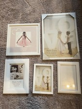 Bilderrahmen Weiß Collage Fotorahmen 5Stück Set
