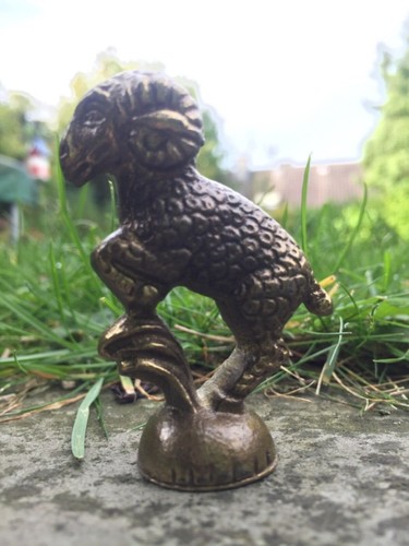Kleine bronze figur - bronze,