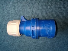 PCE CE Stecker 16A 3-polig Caravan Gummistecker Kupplung Außenstecker IP 44 Neu