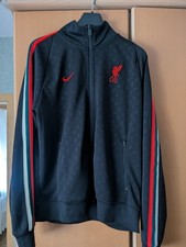 Trainingsjacke Herren FC Liverpool Gr. L Schwarz Rot Wie Neu