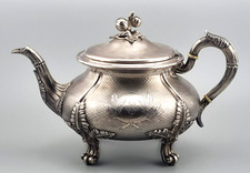 Große Prunk Teekanne 950er