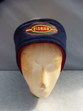 25367. Stirnband   rot blau    Fleece  Eisbär  Gr. M  Windstopper