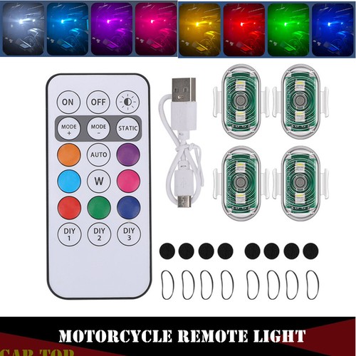 Farbe led motorrad - 4x,