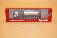 Herpa Spur H0 147347 Iveco Eurotech tank container trailer Kube & Kubenz