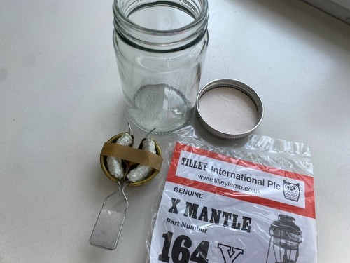Tilley mantel torch - mantel, jar