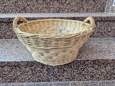 Großer geflochtener geflochten Korb Flechtkorb wie neu