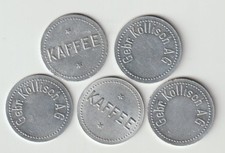 5 Stück Wertmarke Nürnberg