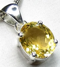 💛 Citrin Anhänger 925