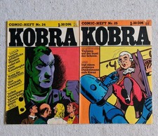 KOBRA Comic-Hefte Nr. 24 + Nr. 25 aus dem Jahrgang 1975 mit Trigan und Mytek