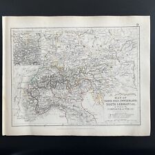 Karte von Italien Schweiz