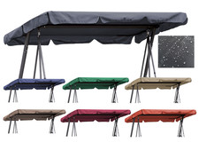 Ersatzdach Gartenschaukel Universal 145 x 200/210 Hollywoodschaukel Ersatz Bezug