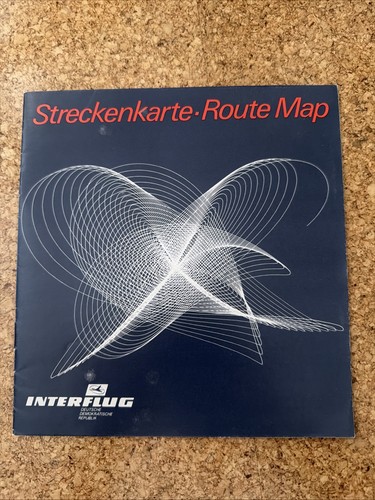 Interflug streckenkarte - interflug,