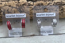 2 Paar Set Edelstahl Creolen