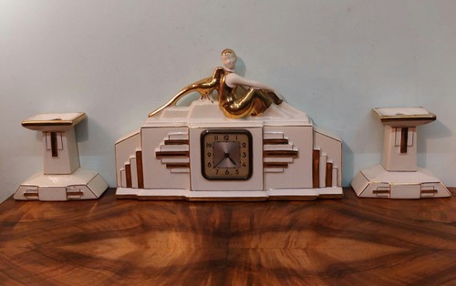 Art deco kaminuhr - art,