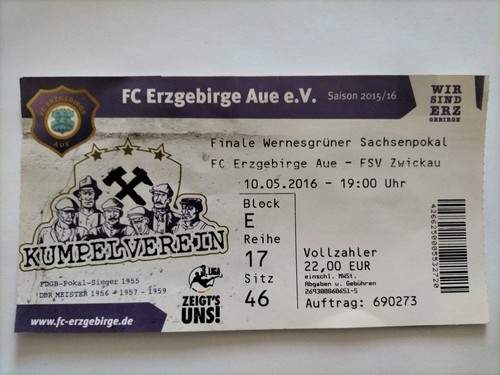 Sammler ticket 16 - sammler, 15/16