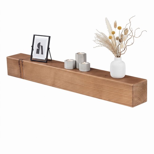 Levandeo wandregal holz massiv - levandeo,