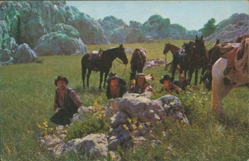 Sammelbild karl may filmszene - karl,