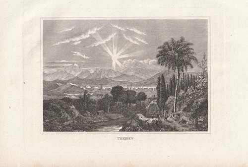 C1850 theben luxor ägypten - theben,