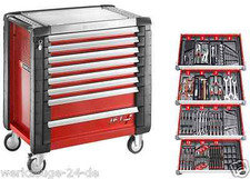 FACOM Breiter XL Werkstattwagen 8 Schubfächer mit Werkzeuge 16 Modulen JET+4