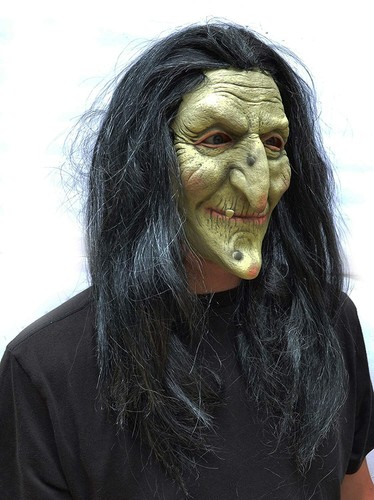 Halloween hexe maske grusel - halloween,