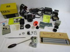 alte EXA 1b Carl Zeiss Jena 2,8 50mm Objektiv mit Zubehör Fotoapparat Kamera