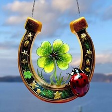 Fensterbild Marienkäfer +