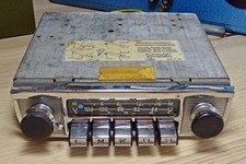Oldtimer Autoradio Blaupunkt Karlsruhe de Luxe Chrom