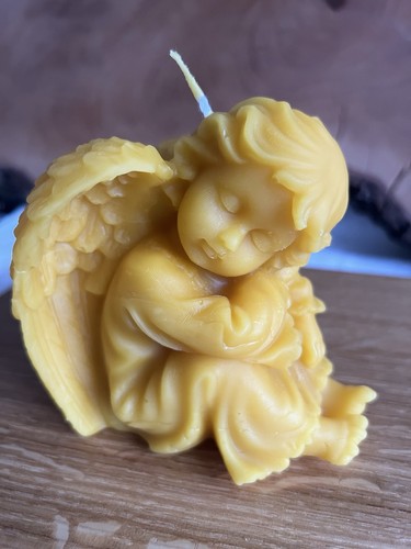 Bienenwachskerze engel - bienenwachskerze,