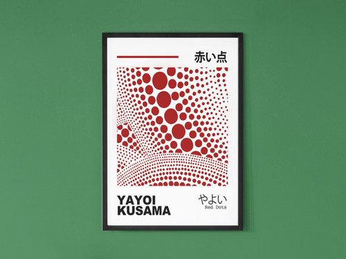 Yayoi kusama wand poster rot - kusama,