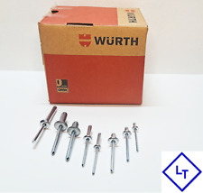 Würth Profi Blindniete Flachkopf Alu/Stahl Nieten Standard diverse Größen Rabatt