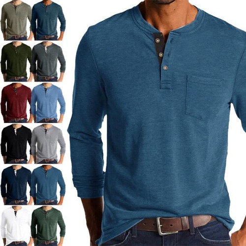 Henley shirt herren - henley,