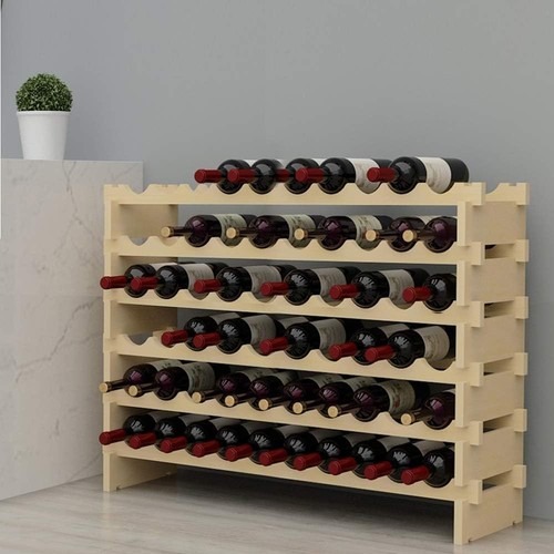 Weinregal aus massivholz für - aus,
