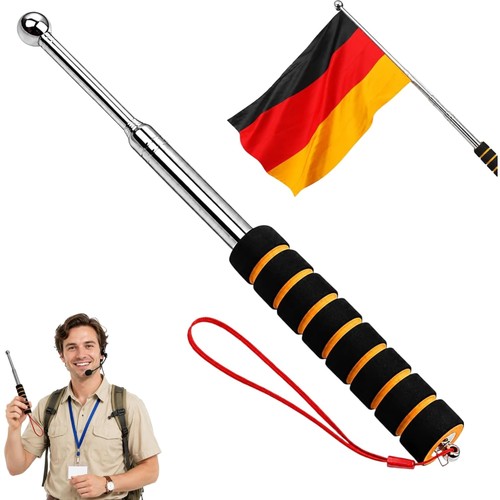 Teleskop fahnenmast aluminium - fahnenmast,
